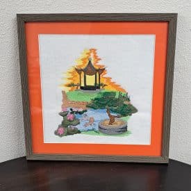 Asian Garden, white Asian Garden, white