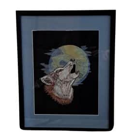 wolf and moon wolf and moon