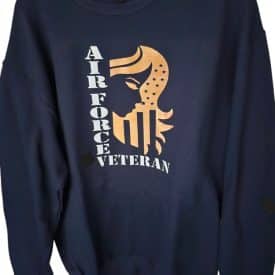 AirForce Veteran Womens Navy Crew Sweatshirt AirForce Veteran Womens Navy Crew Sweatshirt