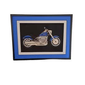 Fatboy Motorcycle Blue Fatboy Motorcycle Blue