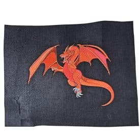 Embroidered Red Dragon Embroidered Red Dragon
