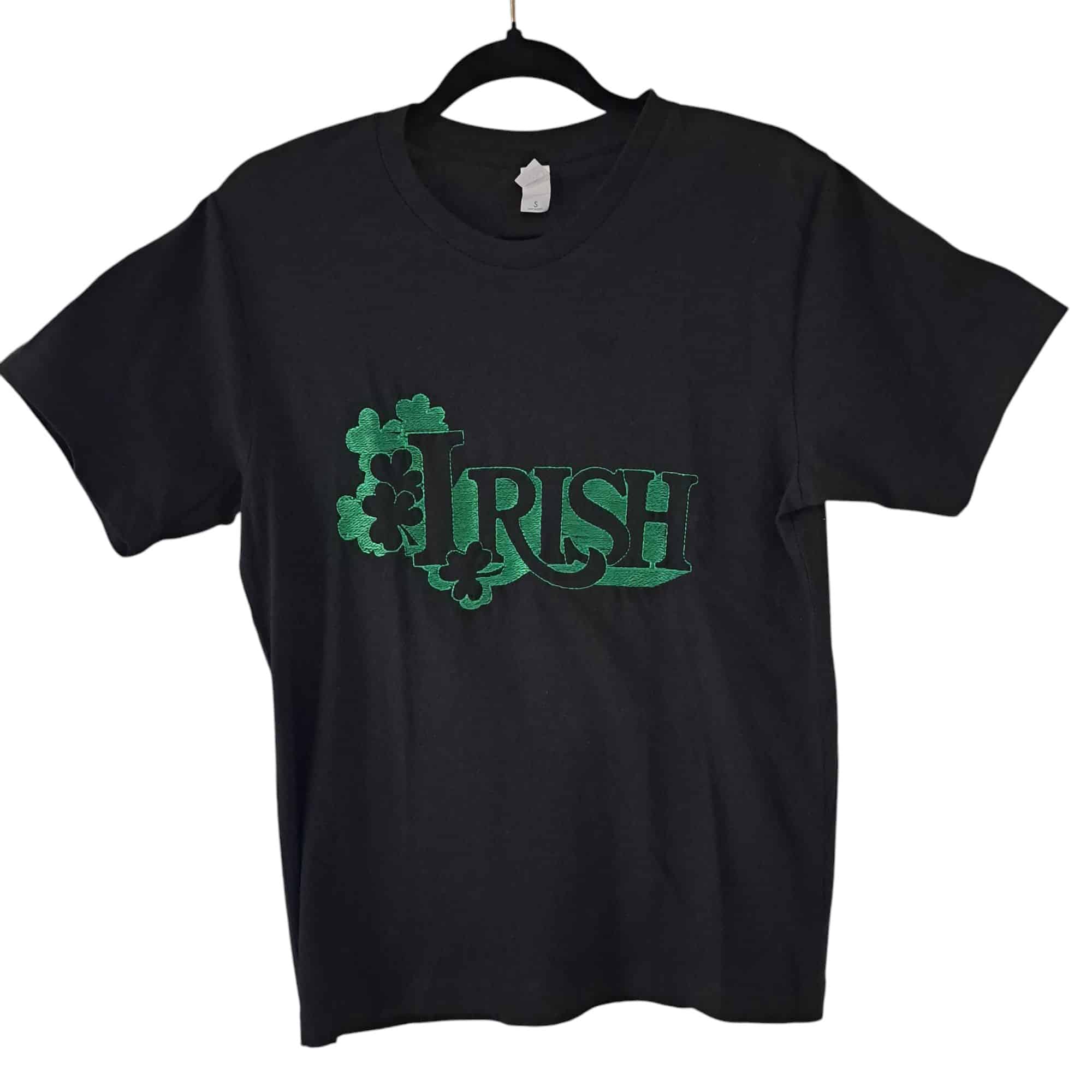 Irish Shamrock black t shirt Irish Shamrock black t shirt